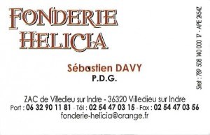 helicia carte de visite