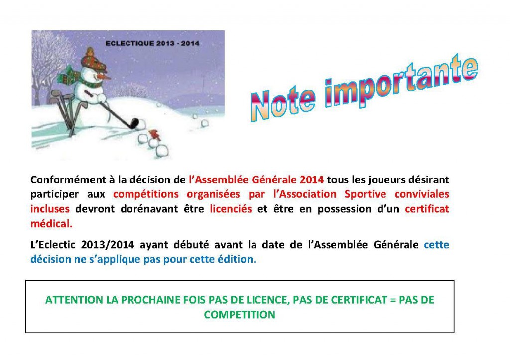 Conformément à la décision de l